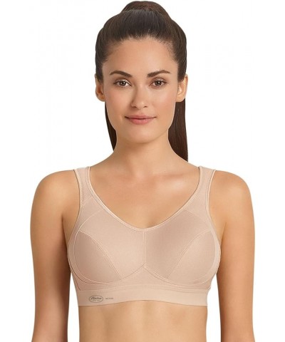 Women's Wire Free Sports Bra 5527 (Pack of 2) Desert/White $50.40 Lingerie