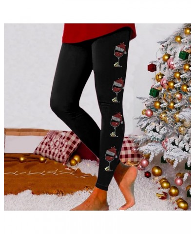 Christmas Leggings for Women 2023 Women's Christmas Leggings 2023 Graphic Printed Skinny Tights Yoga Pants Ma-black $11.02 Le...