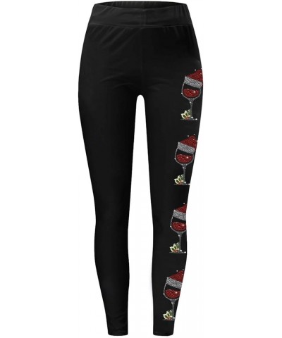 Christmas Leggings for Women 2023 Women's Christmas Leggings 2023 Graphic Printed Skinny Tights Yoga Pants Ma-black $11.02 Le...