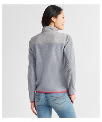 Womens Solid Full-Zip Fleece Jacket 053 $11.21 Jackets