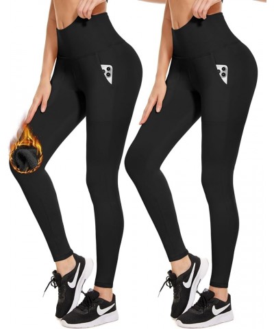 Leggings with Pockets for Women - Yoga Pants with Pockets,Soft High Waist Tummy Control Non See Through Workout Pants Large-X...