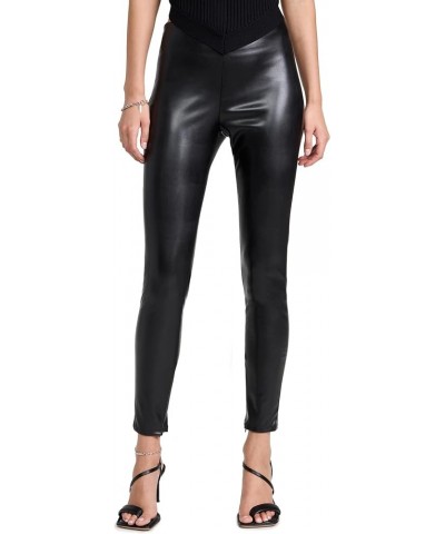 Women's Berdine Faux Leather Leggings Black $60.27 T-Shirts