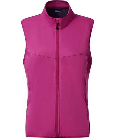 Women's Lightweight Vest Sleeveless Golf Jacket, Windproof Weather Resistance for Running Hiking Casual Slim Fit Peach $9.90 ...
