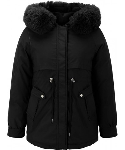 Puffer Vest Women Plus Size Winter Warm Hooded Jacket Windproof Sleeveless Long Down Vest uilted Down Padded Vest 07black $10...