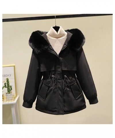 Puffer Vest Women Plus Size Winter Warm Hooded Jacket Windproof Sleeveless Long Down Vest uilted Down Padded Vest 07black $10...