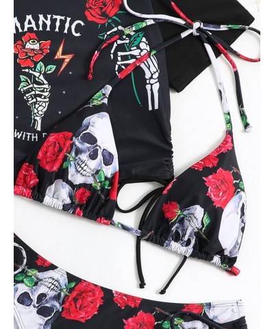womens Soft Skeleton & Letter Print $15.75 Lingerie