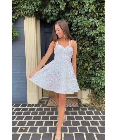 Corset Sequin Homecoming Dresses for Teens 2024 Sparkly Short Prom Dresses Formal Cocktail Party Gowns Dark Burgundy $26.95 D...