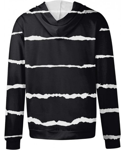 Womens Hoodies Zip Up Long Sleeve Jackets Drawstring Oversized Y2k Clothes Lightweight Sweatshirts with Pockets 3-black $10.7...