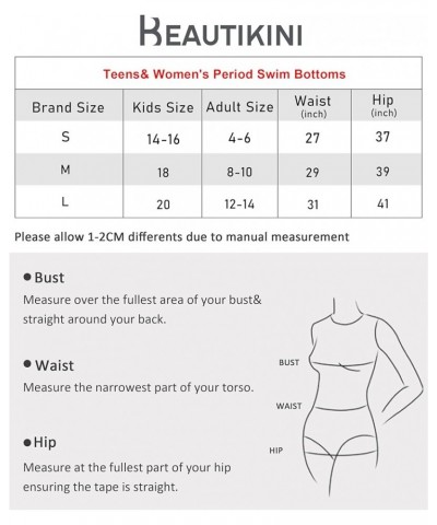 Period Swimwear Menstrual Leakproof Swim Bottom 2-in-1 Athletic Shorts Period Bathing Suit Shorts for Girl, Teens Purple $21....