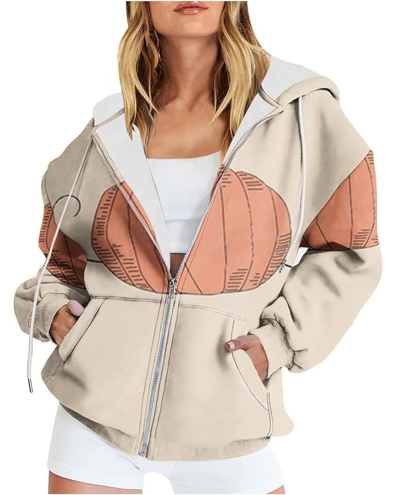 Holiday Sweatshirt For Women Teen Girls Oversized Hoodies Drwastring Casual Y2k Clothes Holiday Outfits With Pocket Topskhaki...