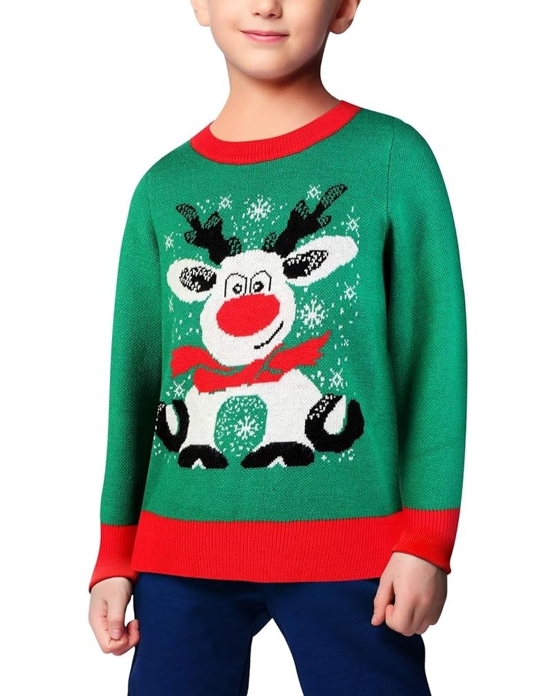 Unisex Ugly Sweater Christmas Women Men Holiday Knit Pullover Matching Ugly Christmas Sweater for Men Women Kids Kids Green $...
