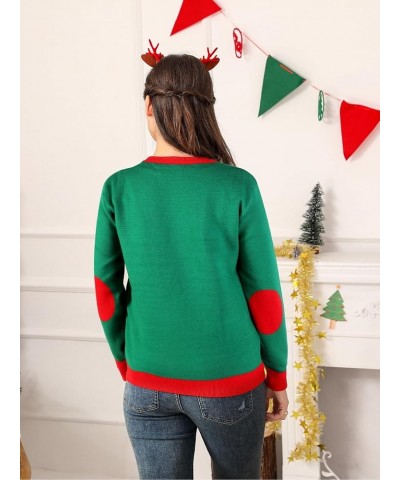 Unisex Ugly Sweater Christmas Women Men Holiday Knit Pullover Matching Ugly Christmas Sweater for Men Women Kids Kids Green $...