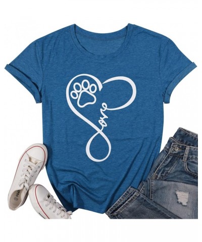 womens Casual Blue $8.84 T-Shirts