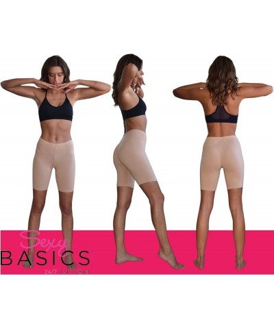 Women's Cotton Stretch Active Slip Shorts | 3 Pack & 6 Pack Boy Short Boxer Briefs 6 Pack- Black $13.74 Lingerie
