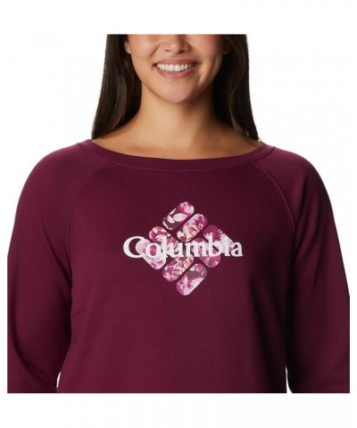 Women's Trek Special Graphic Crew Marionberry/Gem Solarized $26.69 Jackets