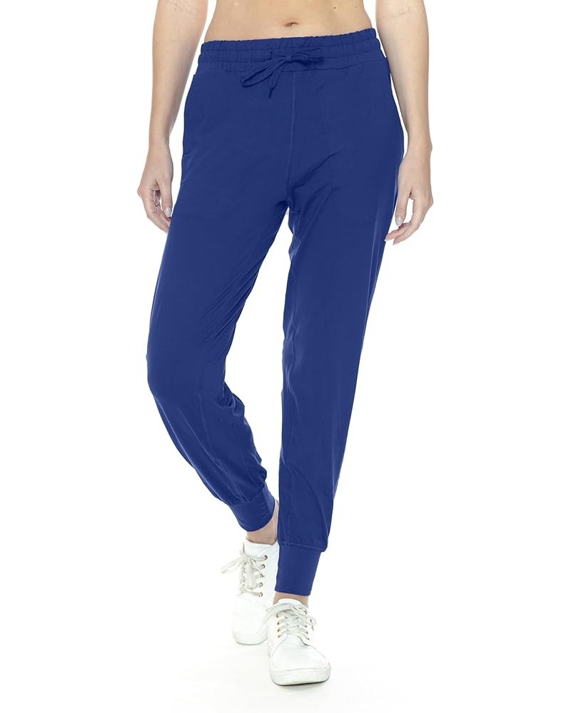 Women's Drawstring ActiveFlex Joggers Pants with Pockets Workout Athletic Sweatpants Full Length Larkspur $11.47 Activewear