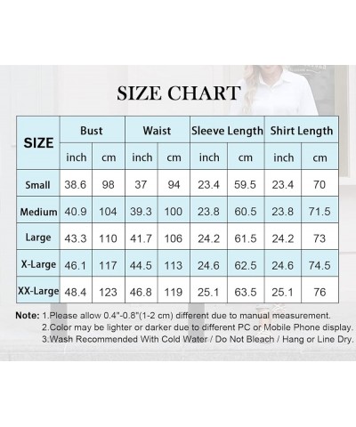 Women's Button Down Shirts V Neck Dress Shirts for Women Long Sleeve Office Casual Business Plain Blouses Tops White $8.40 Bl...