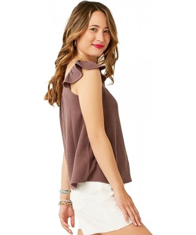 Women's Corrine Top Dark Fawn Small $12.18 Swimsuits