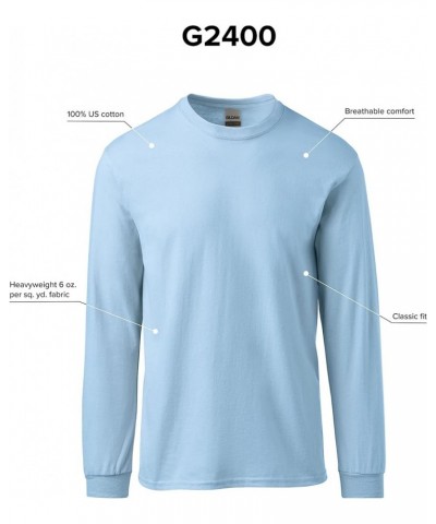 Adult Ultra Cotton Long Sleeve T-Shirt, Style G2400, Multipack 3 Ash Grey (3-pack) $8.40 T-Shirts