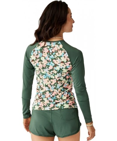 Women's Kona Rashguard Wildflower W. Cilantro $29.67 Swimsuits