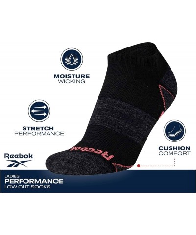 Women's No Show Athletic Breathable Low Cut Cushioned Socks (12 Pack) Solid Black $13.99 Activewear
