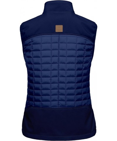Women's Lightweight Puffer Vest, Warm Outdoor Sleeveless Jacket for Hiking Travel Running Golf True Blue $19.60 Vests