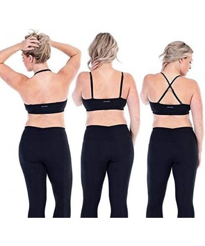 Women's Adjustable Sports Bra with Removable Pads, Versatile Workout Bra No Headlights White $33.15 Lingerie