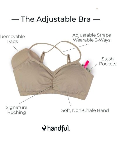 Women's Adjustable Sports Bra with Removable Pads, Versatile Workout Bra No Headlights White $33.15 Lingerie