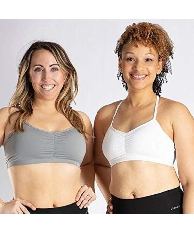 Women's Adjustable Sports Bra with Removable Pads, Versatile Workout Bra No Headlights White $33.15 Lingerie