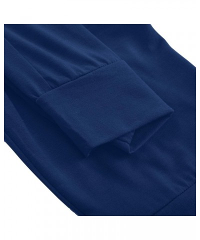 Women Bootcut Yoga Pants with Cargo Pockets Stretchy Palazzo Pant 2024 Long Wide Leg Trousers Workout Baggy Sweatpant C1-blue...