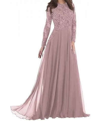 Mother of The Bride Dresses Lace Applique Wedding Guest Dresses for Women Long Chiffon Mother of The Bride Dress Beaded Teal ...