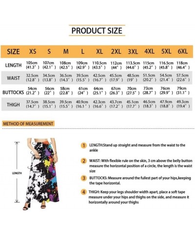 Galaxy Women's High Waist Pants Chemical Element Beach Palazzo Long Pants Blood Splatter Lounge Pant Trousers Artistic Splatt...