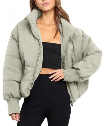 Womens Puffer Jackets Winter Warm Packable Hooded Down Coat Lightweight Slim Fit Full Zip Up Outerwear with Pockets E-green $...