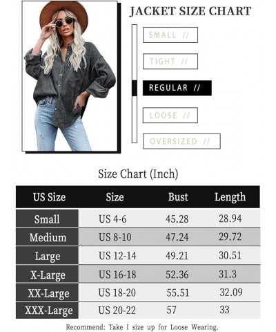 Women's Brushed Plaid Shirts Long Sleeve Flannel Lapel Button Down Cardigan Boyfriend Shacket Jacket Coats D-tieblue $18.71 B...