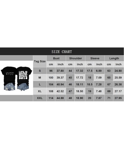 Women Casual T Shirt Seester Letter Print T Shirt Short Sleeve O Neck Tees Summer Fashion Daily Top Graphic Blouse Y1-black $...