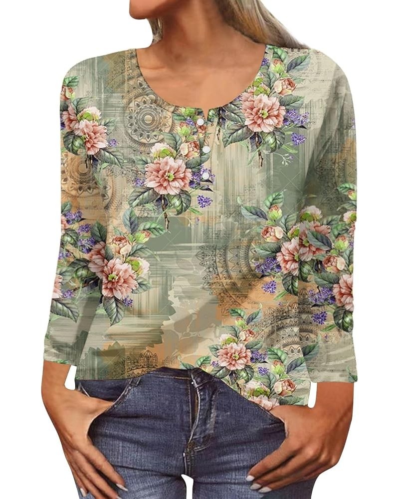 Womens Tunic Tops Hide Belly 2023 Fall Fashion Long Sleeve T Shirts Cute Loose Fit Flowy Henley Tshirt Casual Dressy Blouses ...